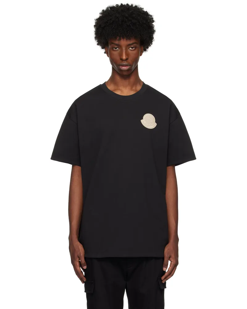Moncler Black Logo Reversible T-shirt F97