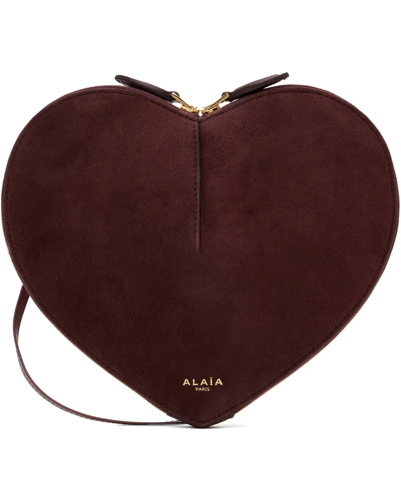 Alaïa Burgundy 'Le Coeur' Bag 325