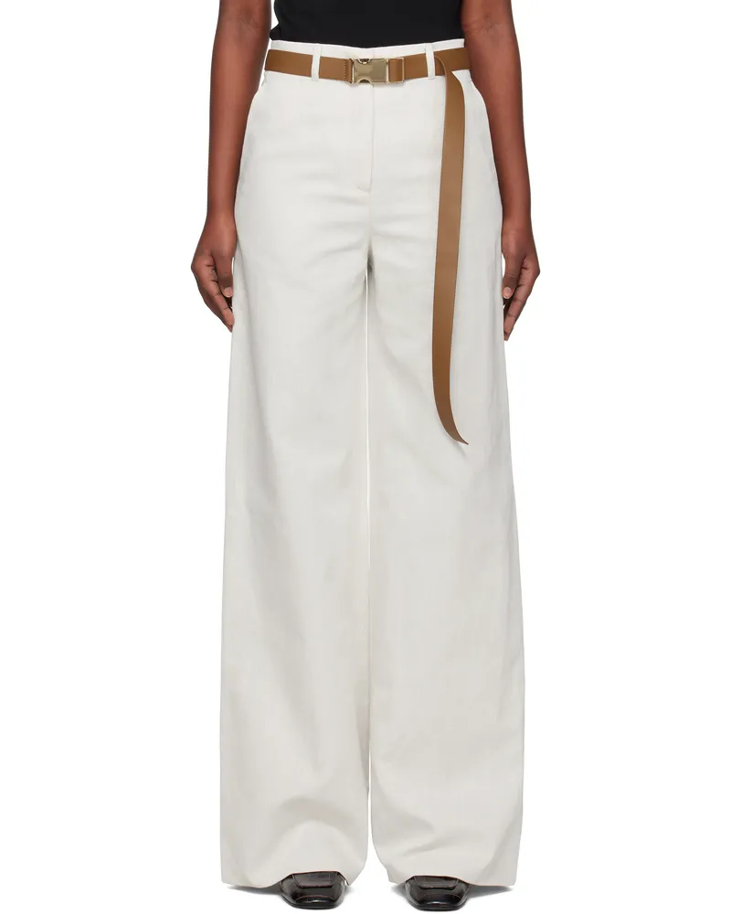 Max Mara Off-White Murge Trousers 004