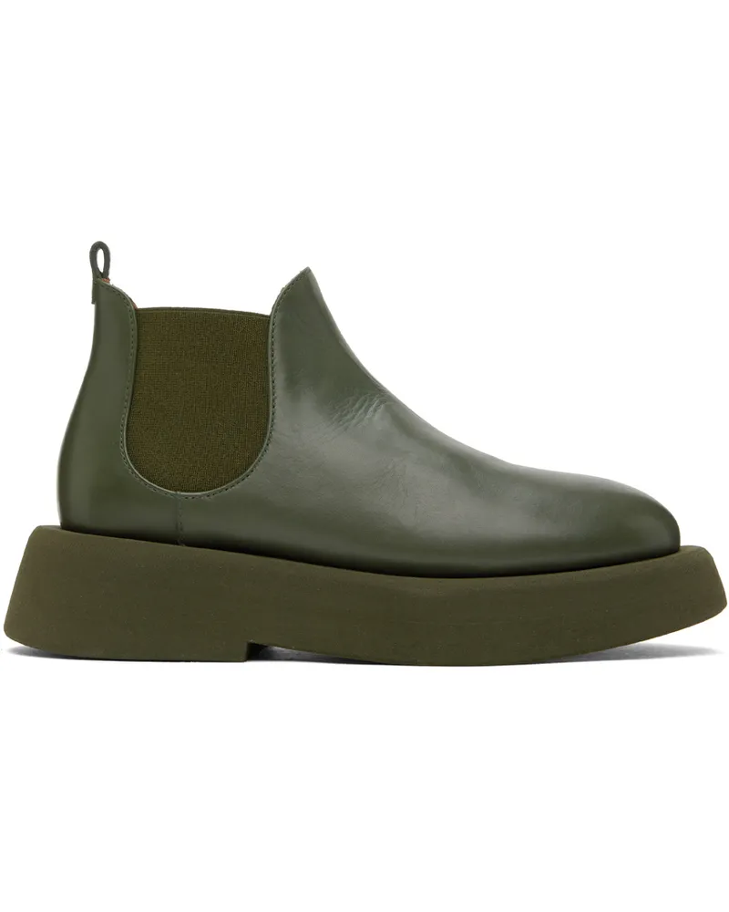 Marsèll Khaki Gomme Gommellone Chelsea Boots 767