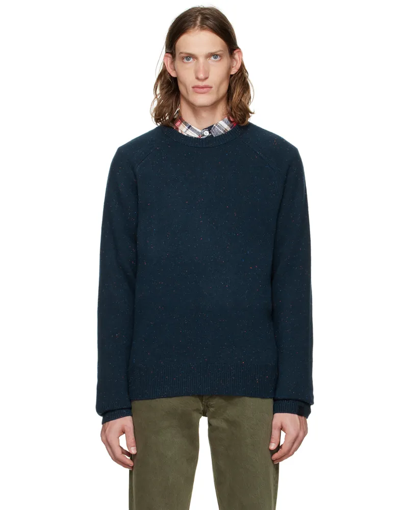 Rag & Bone Navy Harlow Sweater Navymult