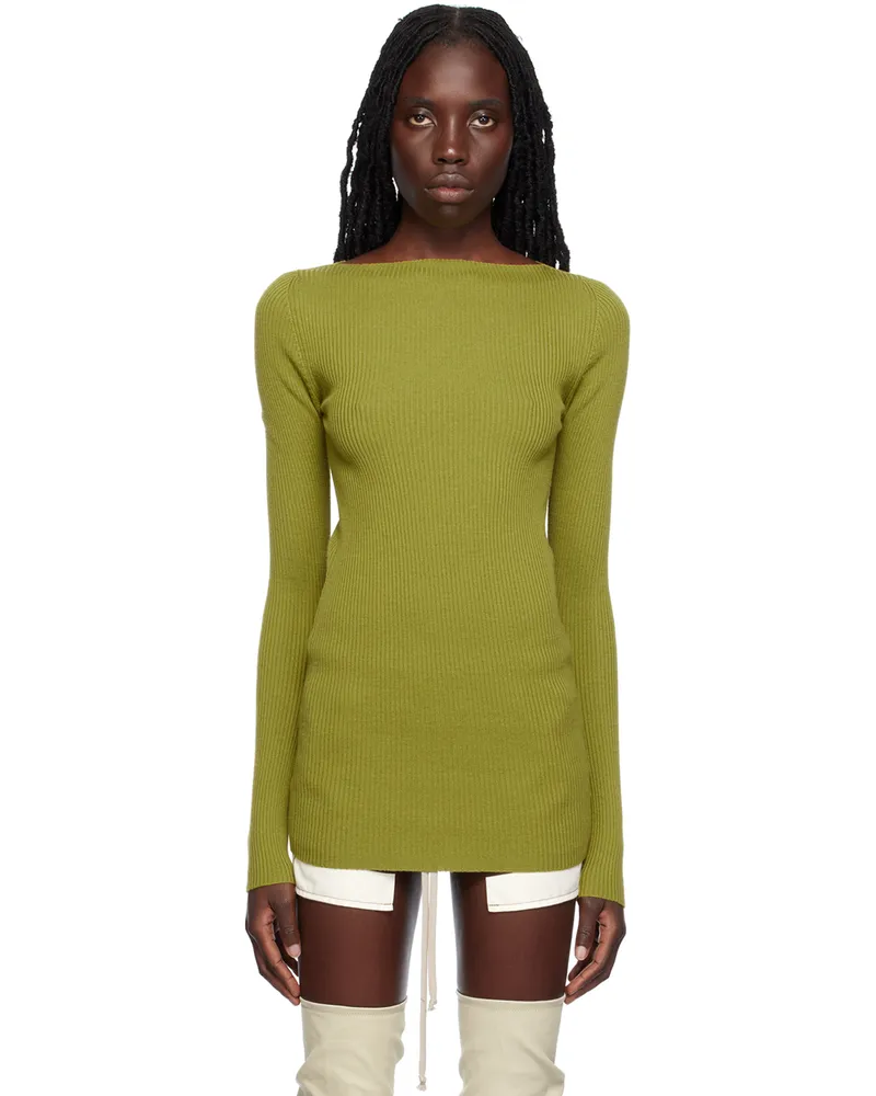 Rick Owens Green Al Sweater 32