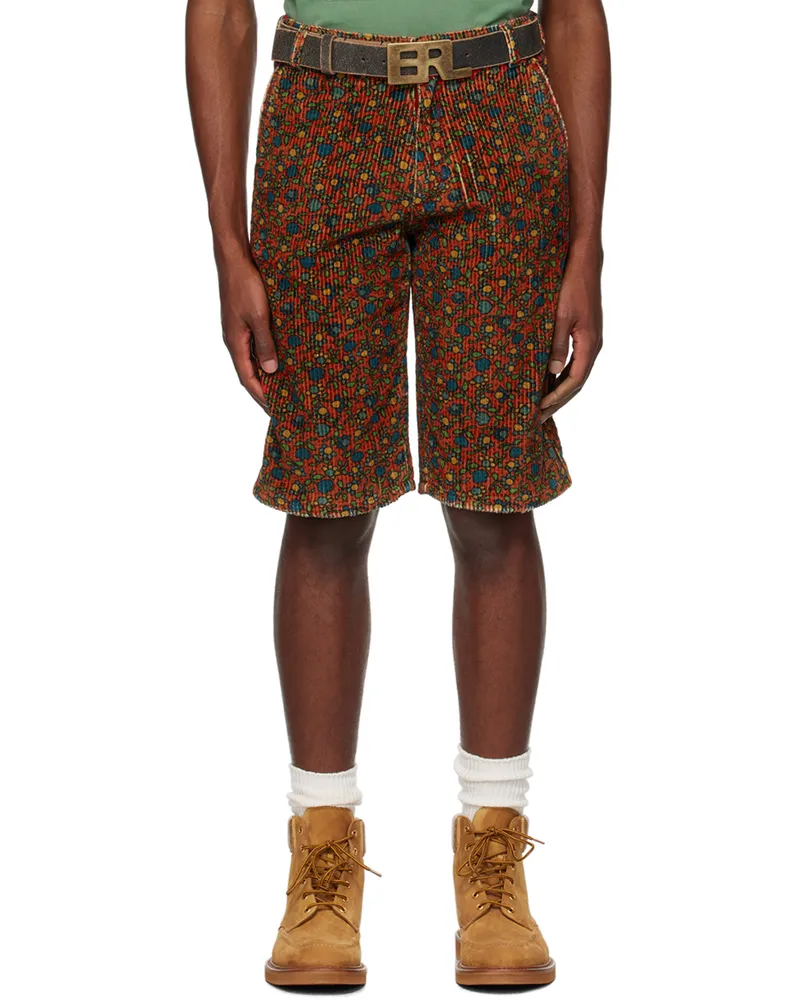 ERL Red Printed Shorts Erl