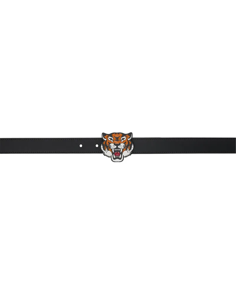 Kenzo Black Kenzo Paris 'Kenzo Buckle' Reversible Belt Mu