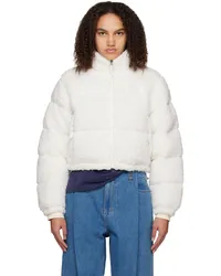 The North Face White Nuptse Down Jacket N3n