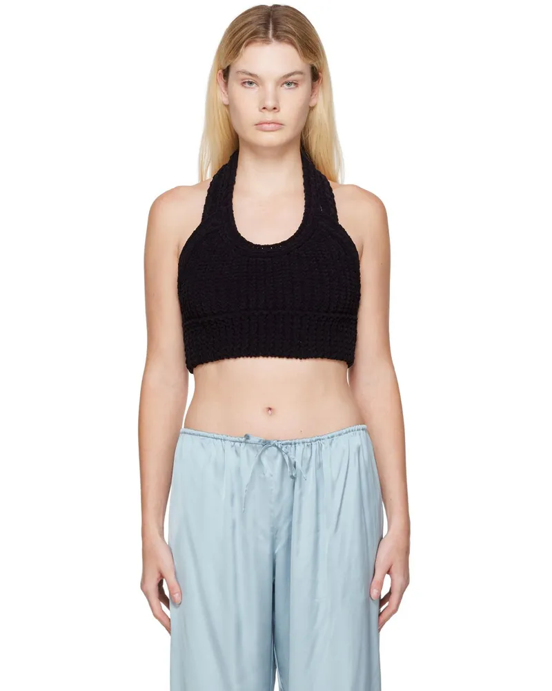 Jacquemus Black 'La Maille Nuvola' Tank Top 990