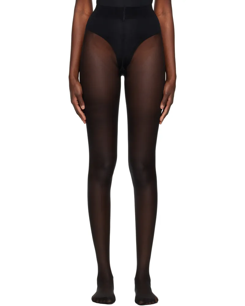 Wolford Black Satin Touch 20 Tights 7005