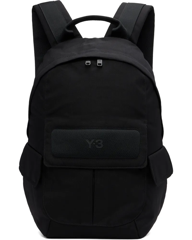Y-3 Black 'Y-3' Small Backpack Black