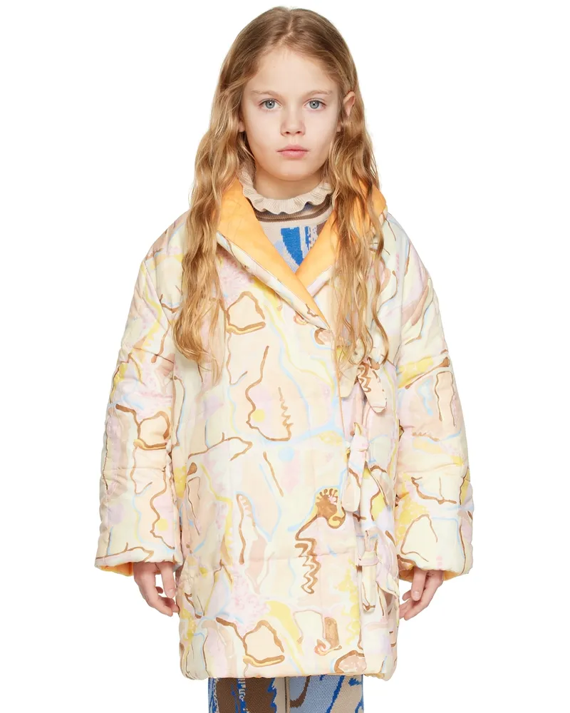 HELMSTEDT Kids Yellow Aga Coat Pink