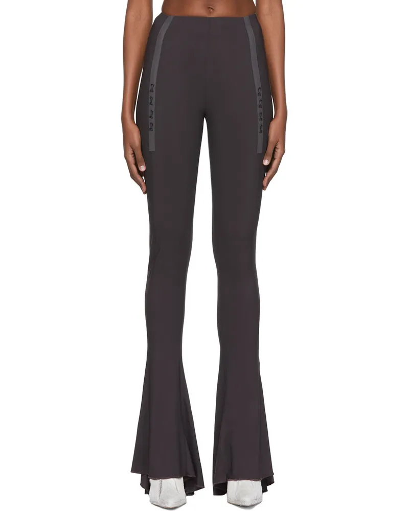 Charlotte Knowles SSENSE Exclusive Brown Trousers Dark