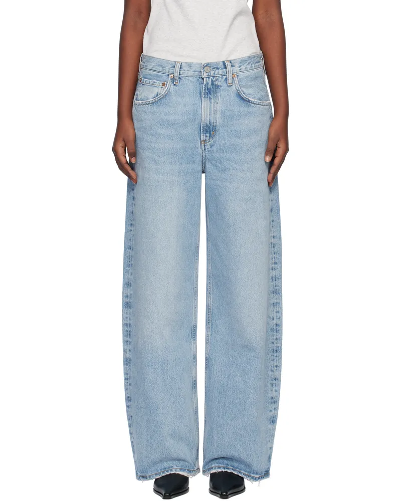 AGOLDE Blue Low Curve Jeans Force