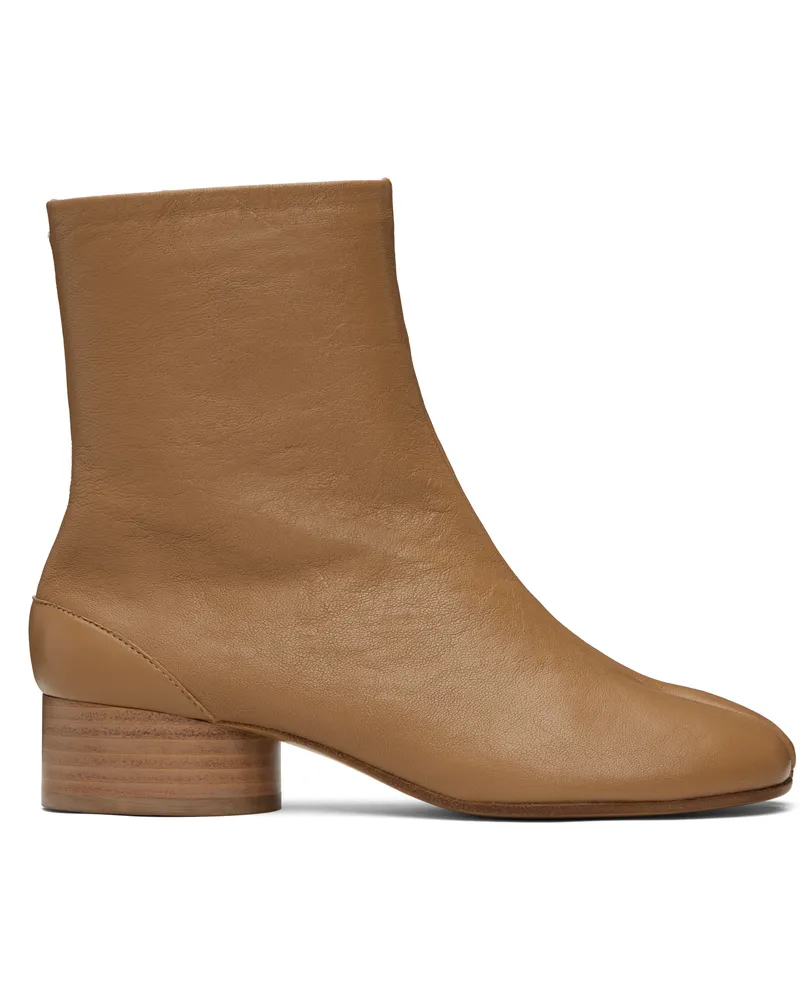 Maison Margiela Tan Tabi Ankle Boots T4091