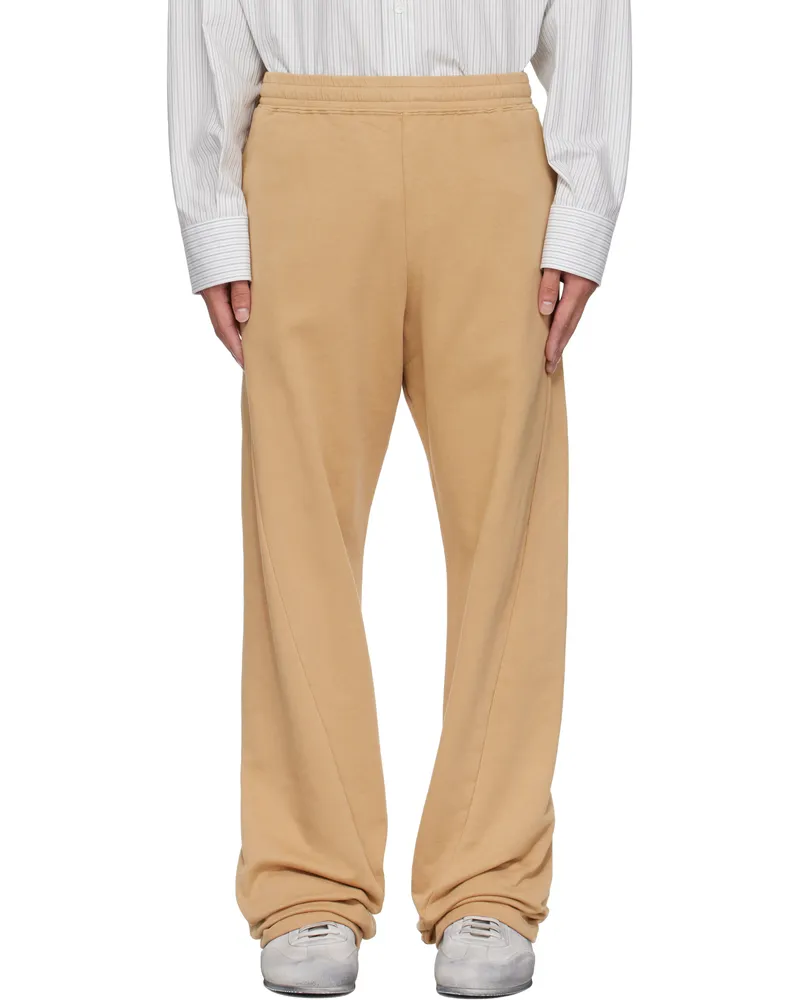 Maison Margiela Tan Drawstring Sweatpants 156
