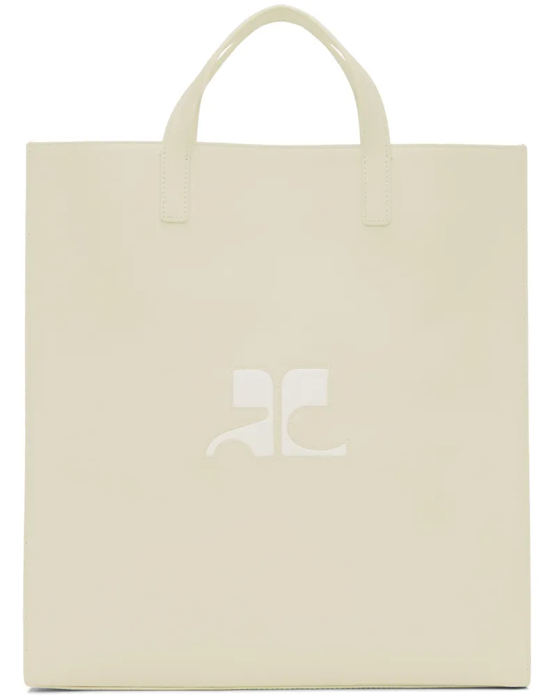 Courrèges Off-White Heritage Tote 9100