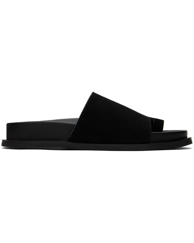 St. Agni Black Loe Slides Black