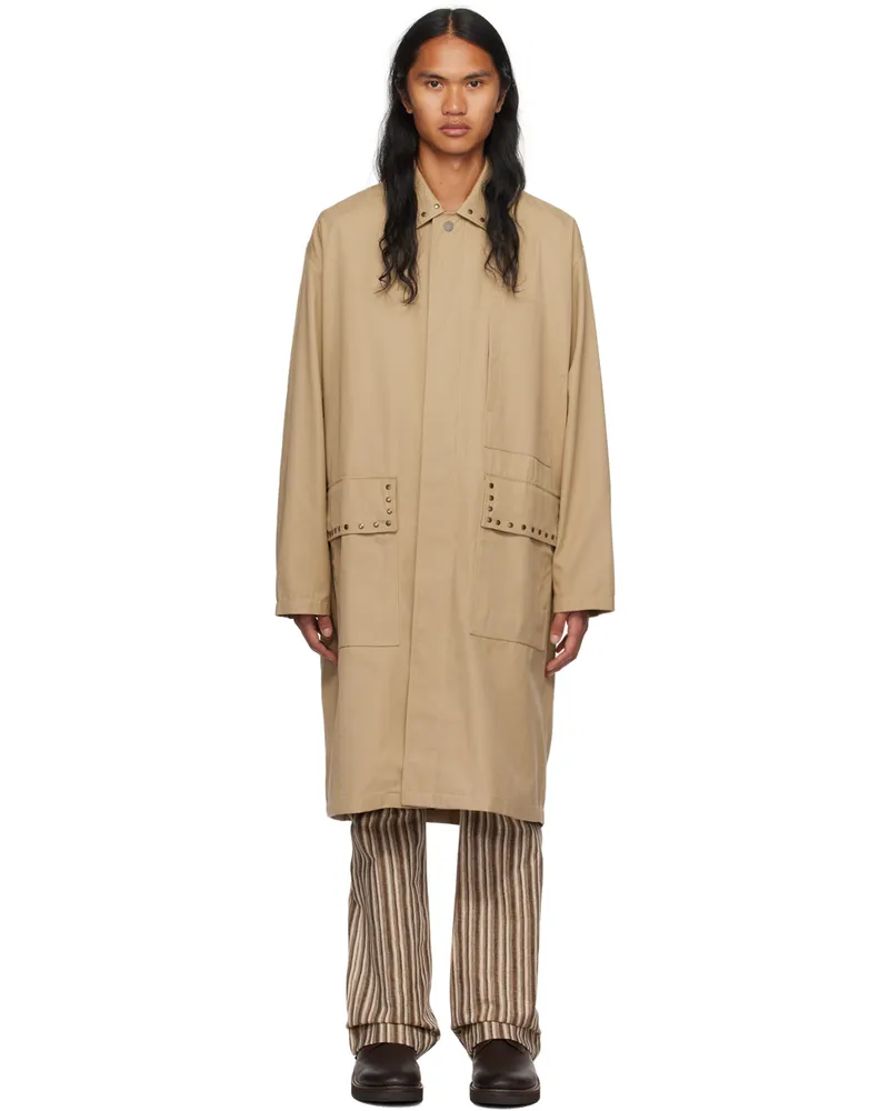 CMMN SWDN Beige Callum Mac Coat Beige