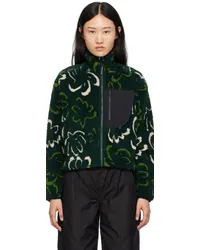 District Vision Green Cropped Jacket Bloom