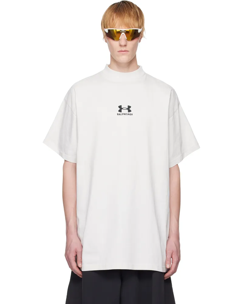 Balenciaga White Under Armour Edition Oversized T-shirt 9081