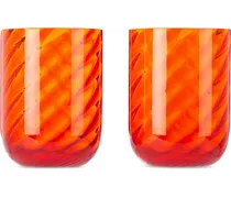 Orange Carretto Water Glass Set