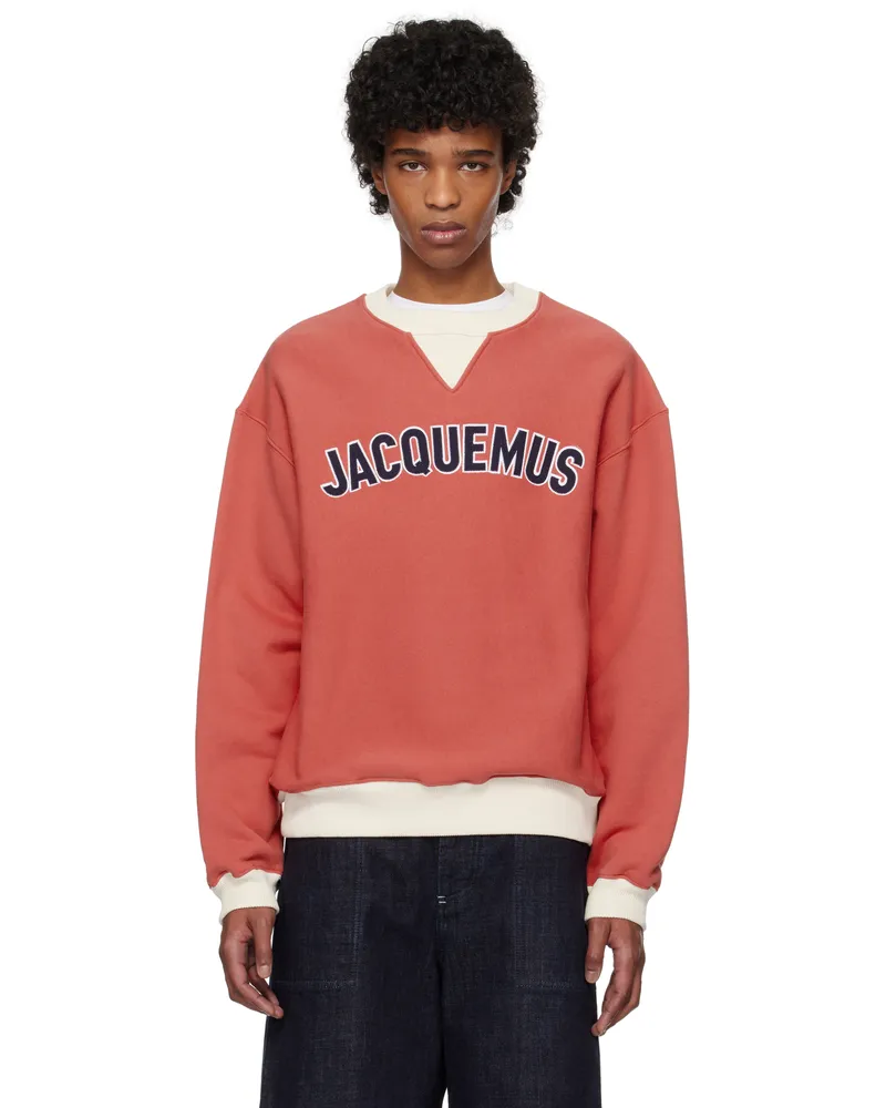 Jacquemus Red 'The Baseball' Sweatshirt 040