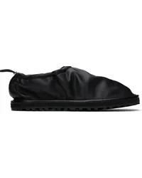 Dries van Noten Black Drawstring Slippers Black