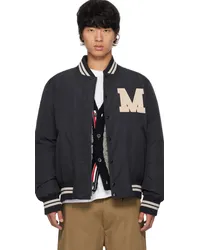 Moncler Navy Lateltin Down Bomber Jacket 74s