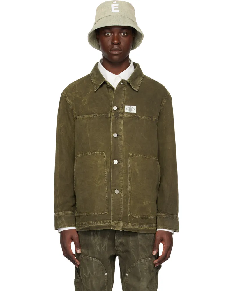 Études Studio Khaki Hopper Jacket Brown