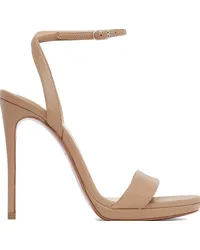 Christian Louboutin Beige Loubi Queen 120 Heeled Sandals Pk1a