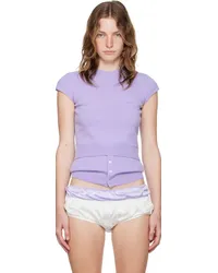 Meryll Rogge Purple Cashmere Sweater Lilac