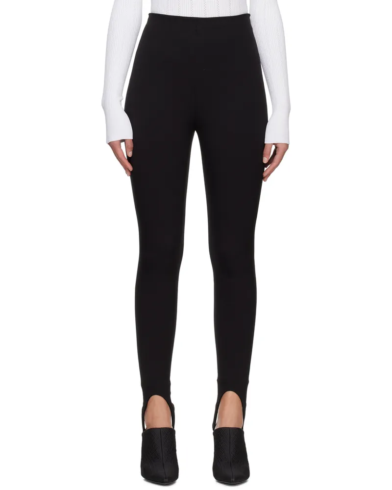 Balmain Black Skinny Leggings 0pa