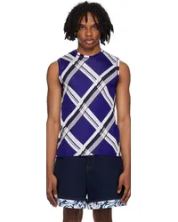 Burberry Blue Check Tank Top Knight