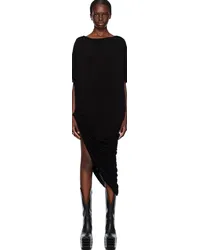 Rick Owens Black Edfu Maxi Dress Black