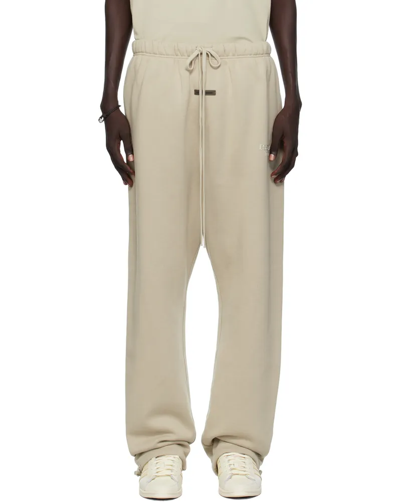 Fear of God Taupe Relaxed Fleece Sweatpants Abbey