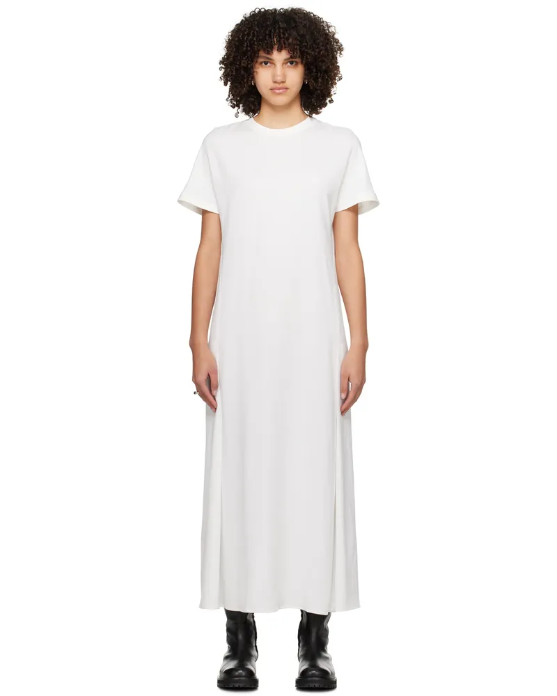 Studio Nicholson Off-White Zip Maxi Dress Parchment
