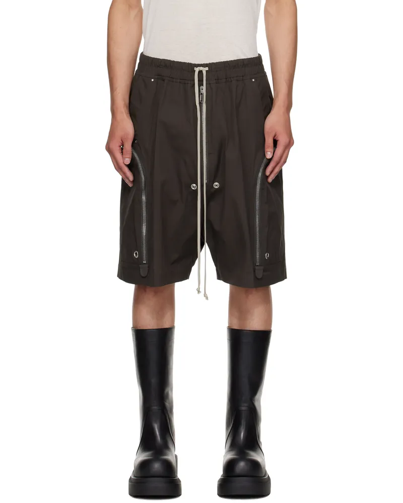 Rick Owens Gray Concordians Bauhaus Bela Shorts 78