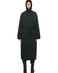 Christophe Lemaire Green Soft Coat Caviar