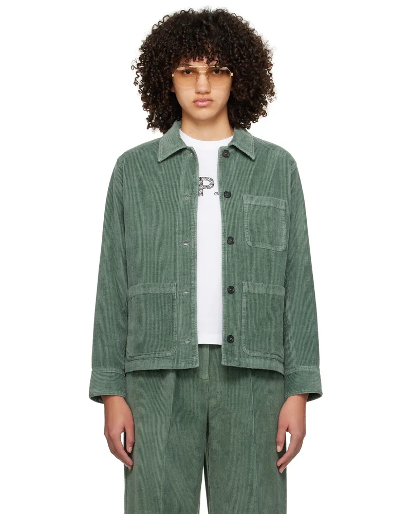 A.P.C. Green Silvana Jacket Kac