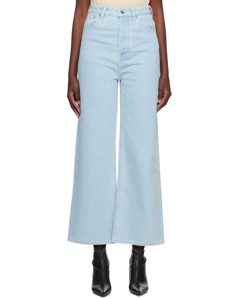 Nanushka Blue Josine Jeans Sun