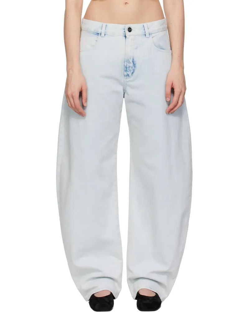 Alaïa Blue Low Waist Round Jeans 523