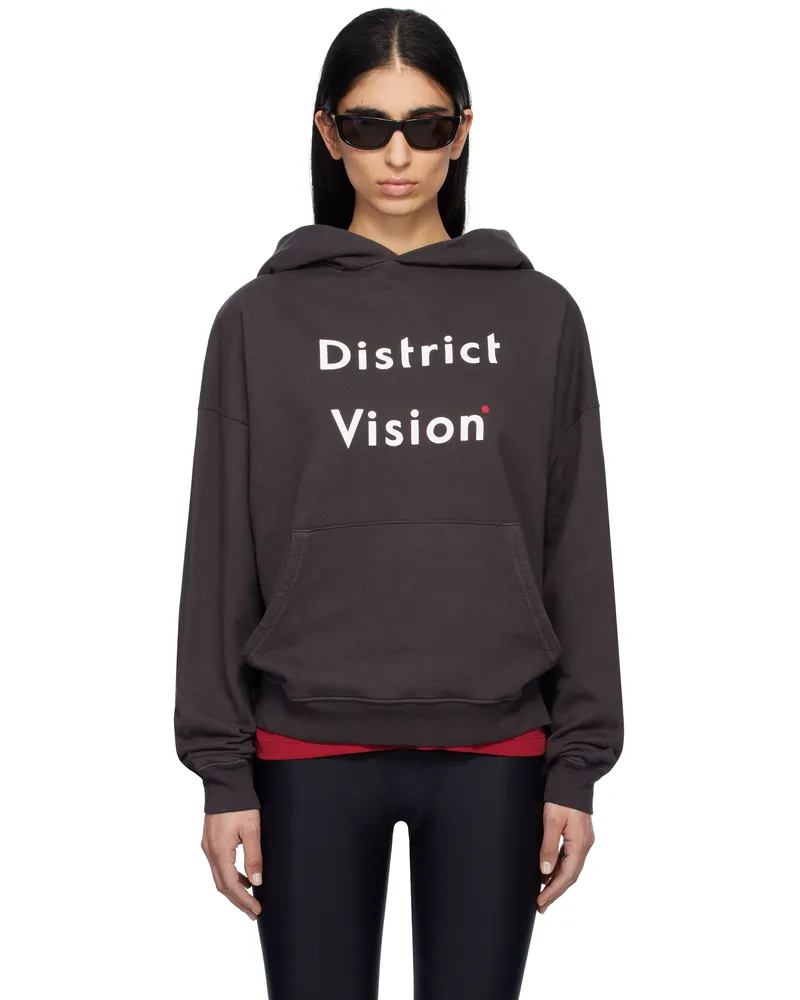 District Vision Black California Cotton Hoodie Black