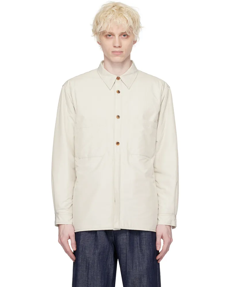 LE 17 SEPTEMBRE Off-White Insulated Jacket Ivory