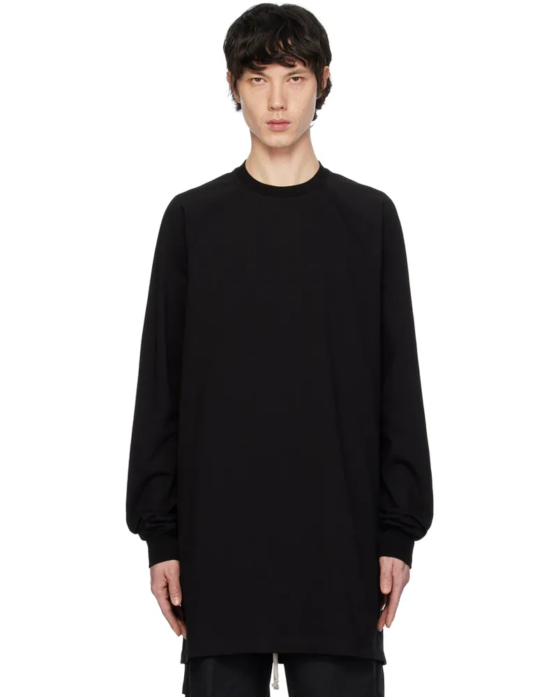 Rick Owens Black Baseball T Sweatshirt 09