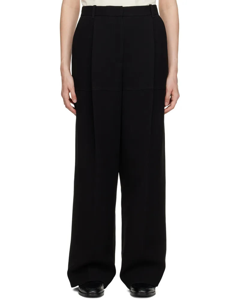 3.1 phillip lim Black Pleated Trousers Black
