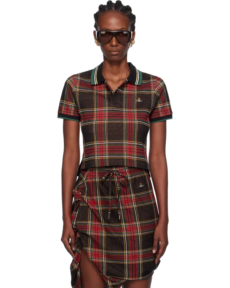 Vivienne Westwood Red & Green Mini Classic Polo N204