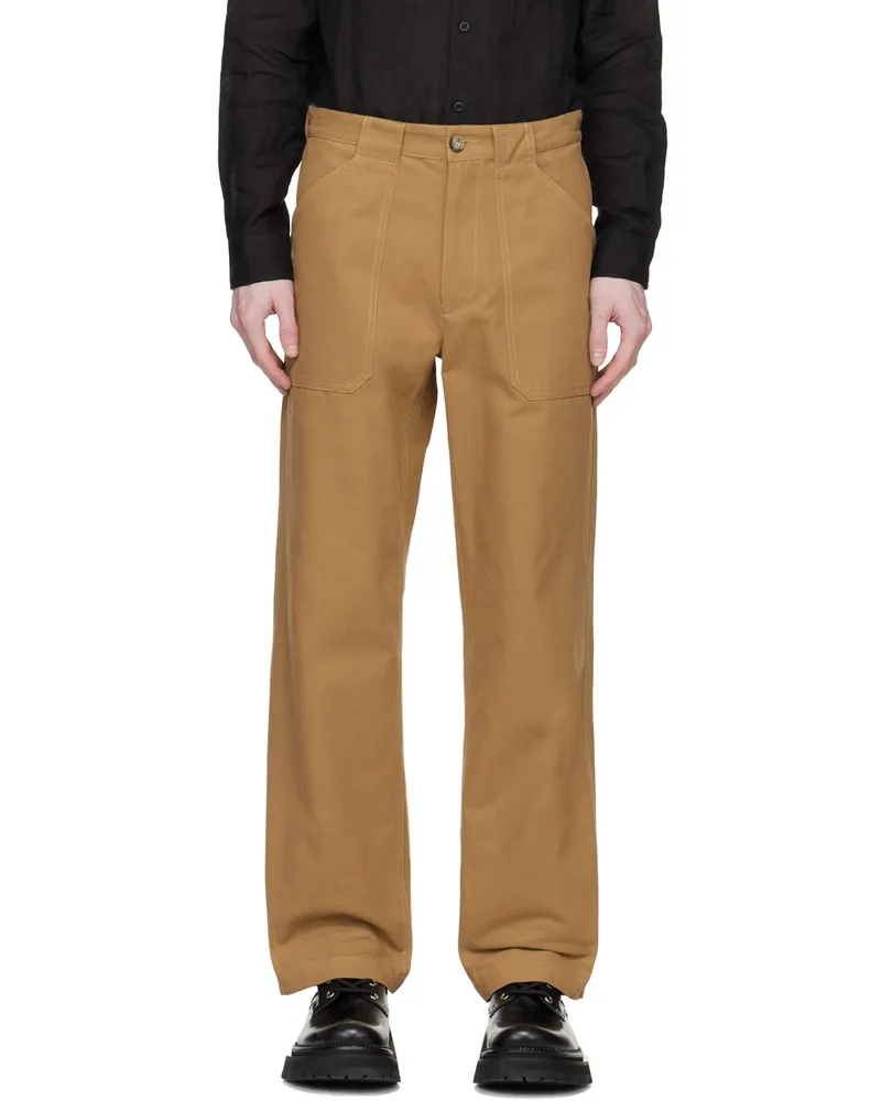 A.P.C. Tan Sidney H Trousers Caf