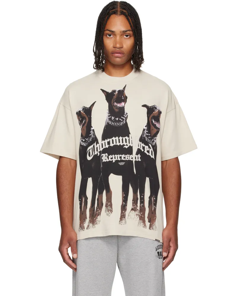 REPRESENT Off-White 'Thoroughbred' T-shirt Vintage