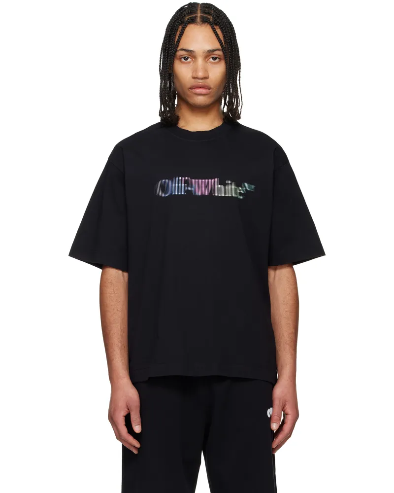 OFF-WHITE Black Skate Short Sleeve T-shirt Black