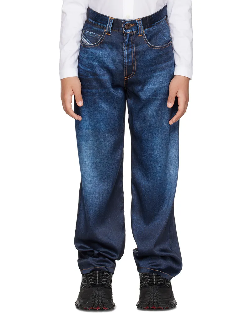 Diesel Kids Blue P-Mutu Leggings K896