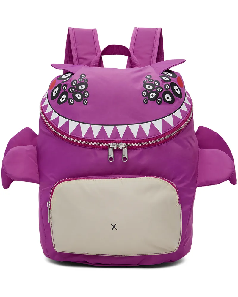 Charles Jeffrey Loverboy SSENSE Exclusive Kids Purple Beithir Backpack Lilac