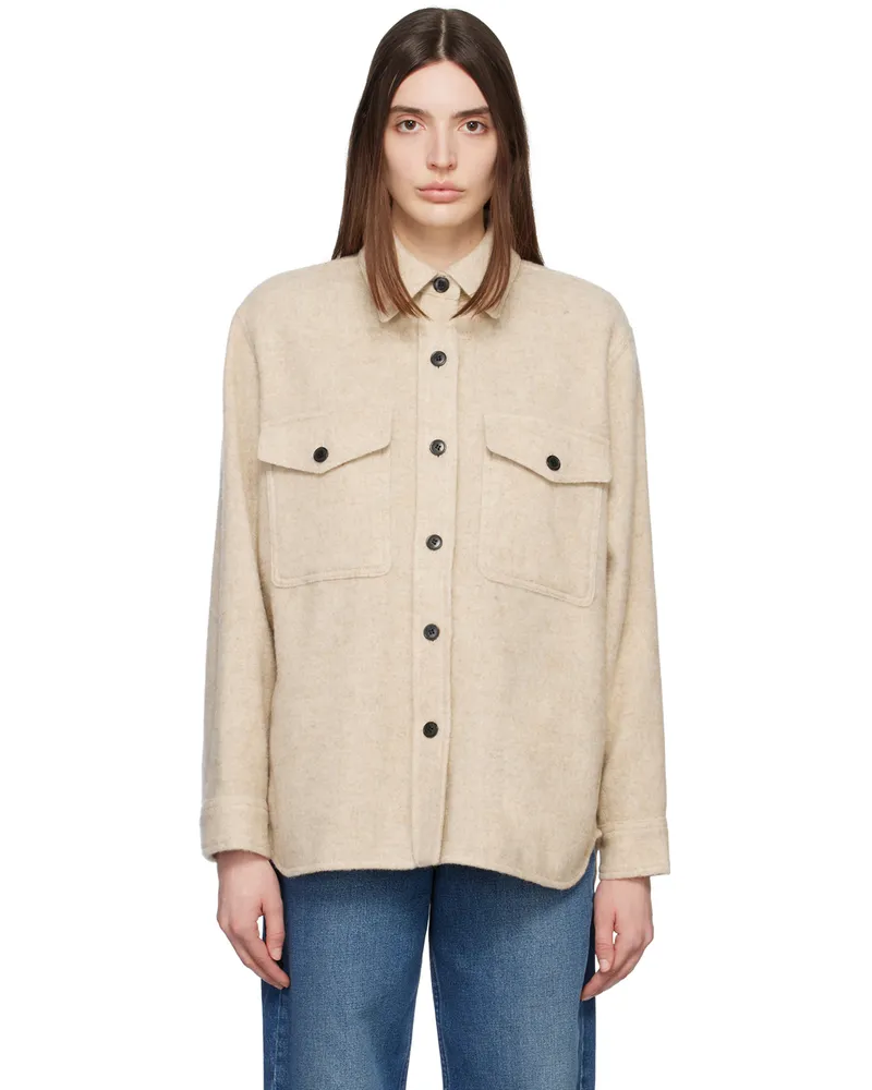 Étoile Isabel Marant Beige Faxon Jacket 23ec